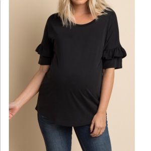 Pinkblush Maternity ruffle top